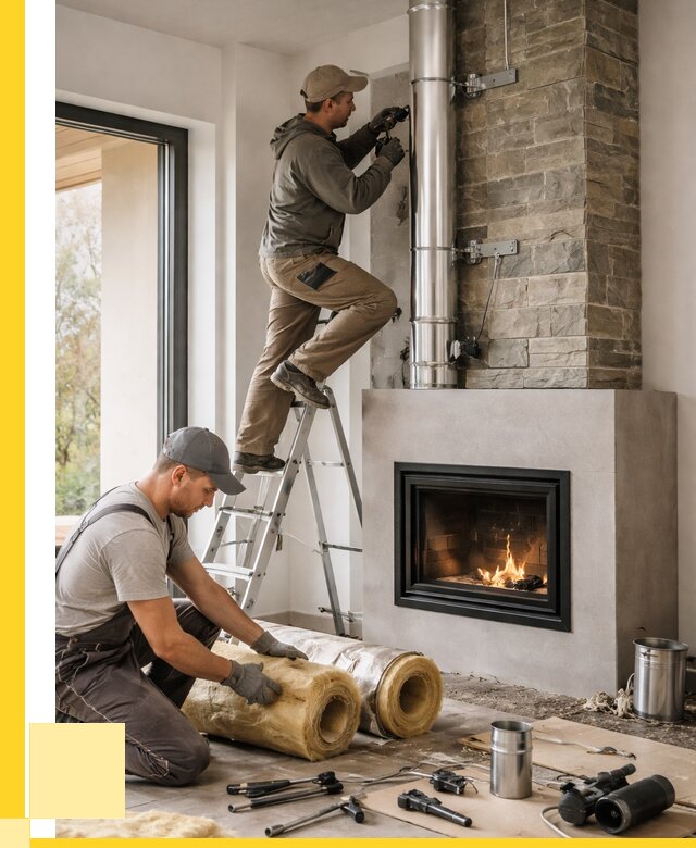 Монтаж дымоходов для каминов в Благовещенске от 15579 р. ЭриданБгв