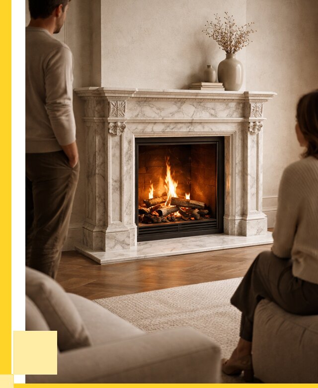 Мраморные камины под ключ в Благовещенске от 259650 р. | ЭриданБгв