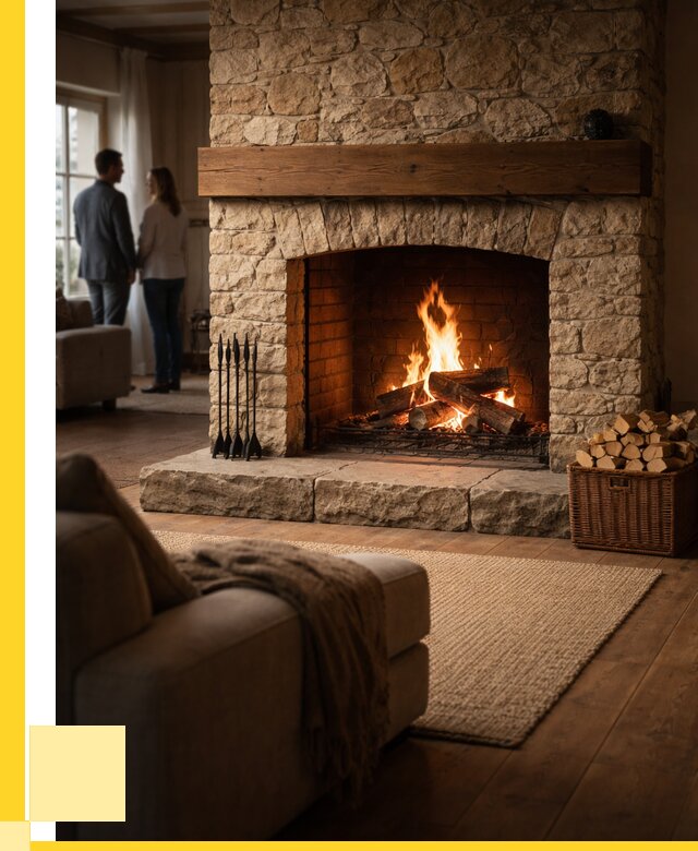 Открытые камины под ключ в Благовещенске от 155790 р. ЭриданБгв