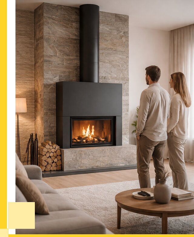 Закрытые камины под ключ в Благовещенске от 124632 р., ЭриданБгв