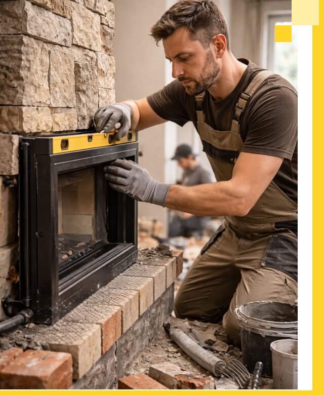 Дровяные камины под ключ в Благовещенске: монтаж, обустройство