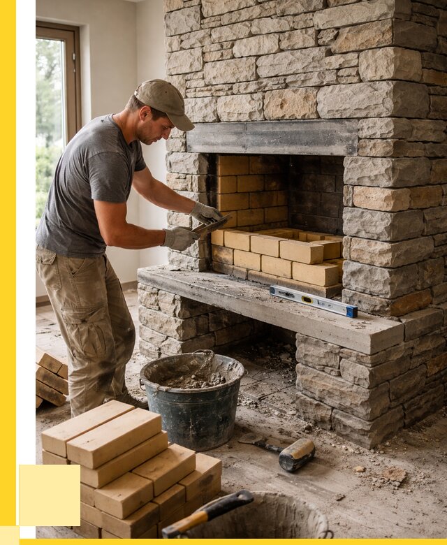 Кладка каминов и камина в Благовещенске от 25965 р. ЭриданБгв