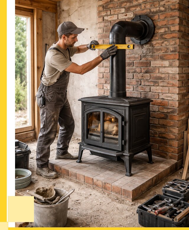 Монтаж печей установка банной печи в Благовещенске от 15579 р. | ЭриданБгв