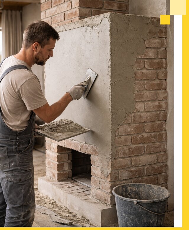 Отделка печей и облицовка каминов в Благовещенске под ключ