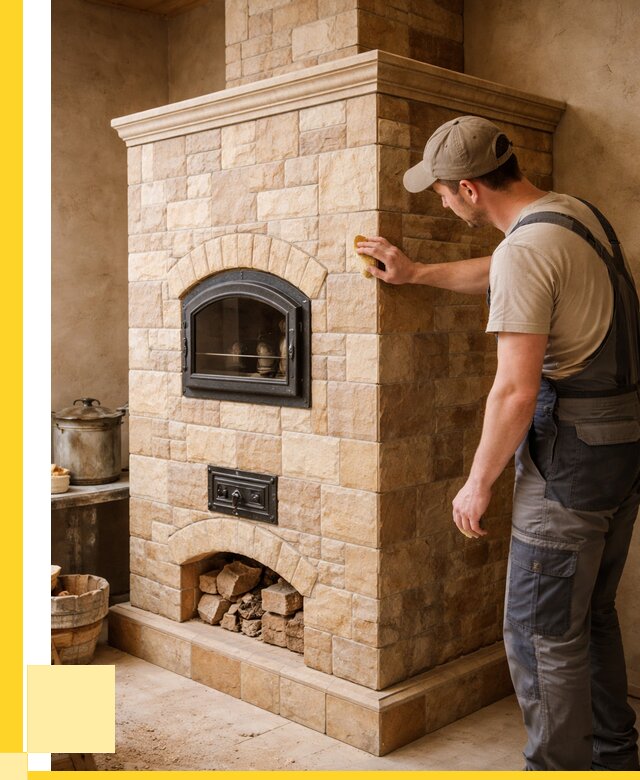 Облицовка печей в Благовещенске от 4674 р. под ключ | ЭриданБгв