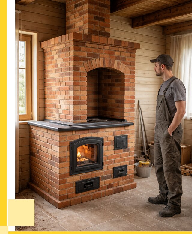 Кирпичные печи в Благовещенске: купить от 155790 р. | ЭриданБгв