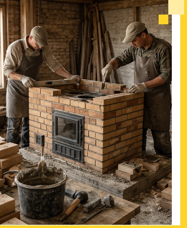 Изготовление и установка варочных печей под ключ в Благовещенске