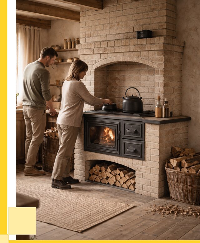 Печи с плитой в Благовещенске от 46737 р. | ЭриданБгв — кирпичная печь