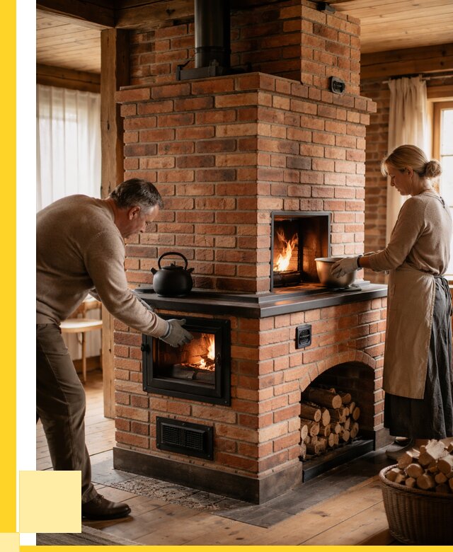 Печи для загородного дома под ключ в Благовещенске от 83088 р. | ЭриданБгв