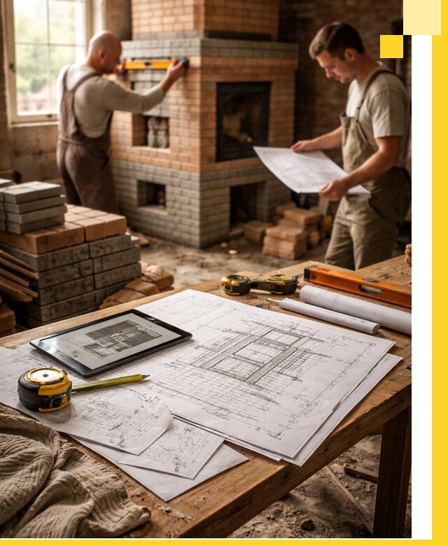 Проекты печей и каминов с индивидуальным дизайном в Благовещенске