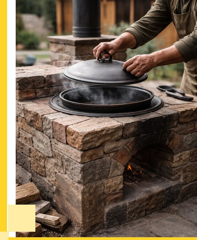 Печи для казана в Благовещенске по цене от 18695 р. | ЭриданБгв