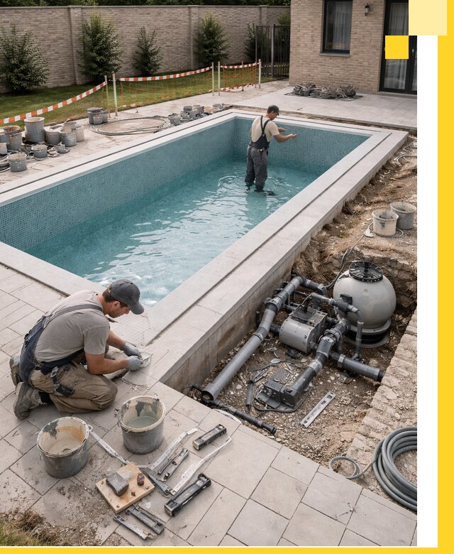 Строительство бассейнов под ключ в Благовещенске: проекты и монтаж