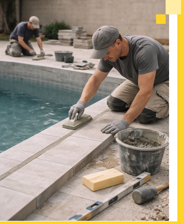 Отделка бассейнов в Благовещенске: декоративная отделка и гидроизоляция