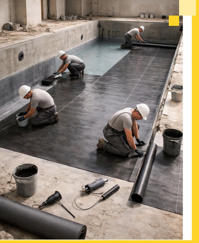 Профессиональная гидроизоляция бассейнов и чаш в Благовещенске под ключ