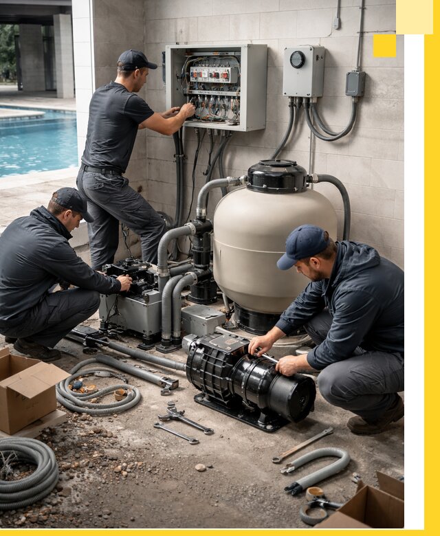 Профессиональный монтаж оборудования для бассейнов в Благовещенске