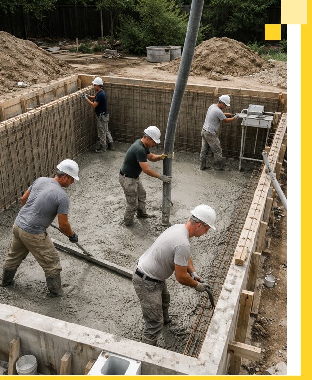 Строительство бетонных бассейнов под ключ в Благовещенске