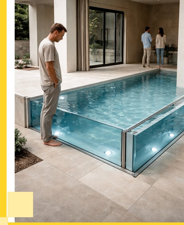 Стеклянные бассейны в Благовещенске от 1246320 р. | ЭриданБгв — мозаика