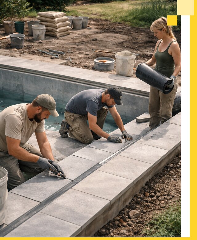 Строительство и монтаж уличных бассейнов под ключ в Благовещенске