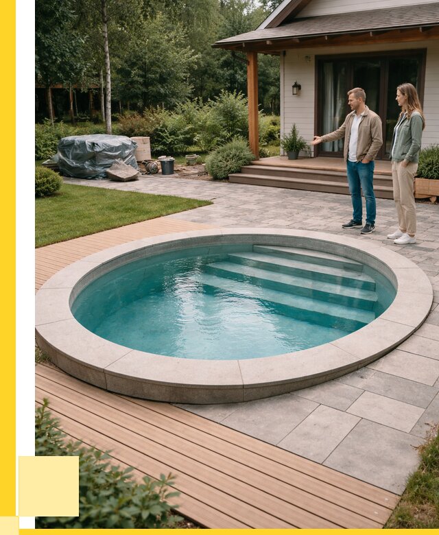 Бассейн на даче под ключ в Благовещенске от 207720 р., ЭриданБгв