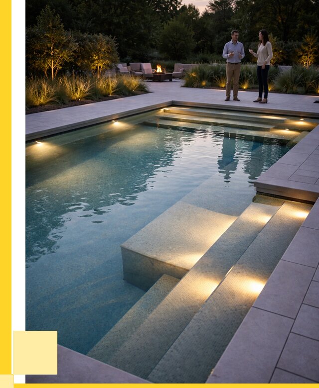 Освещение бассейнов в Благовещенске под ключ от 25965 р. | ЭриданБгв