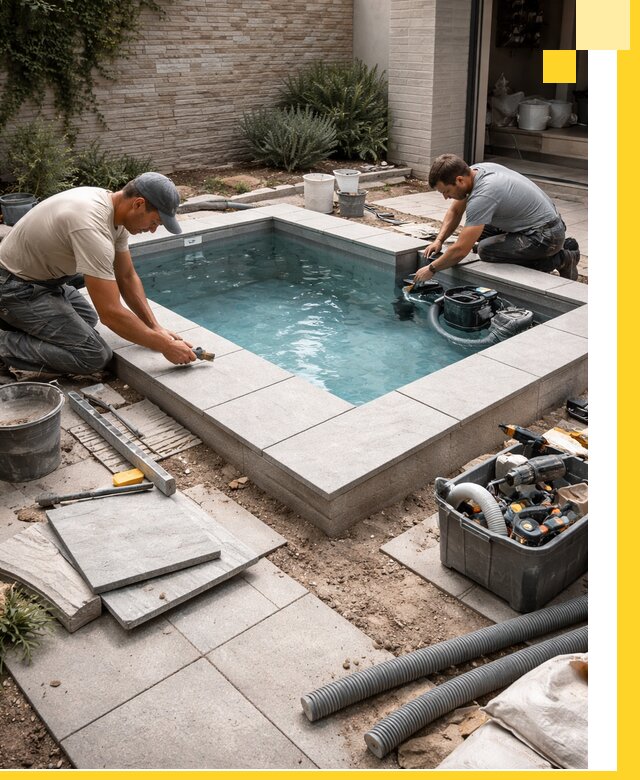 Мини бассейны под ключ в Благовещенске, дизайн и установка