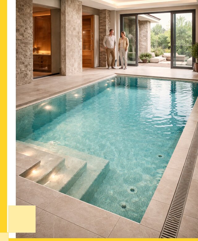 Бассейн во дворе в Благовещенске: проект, отделка от 1246320 р. | ЭриданБгв