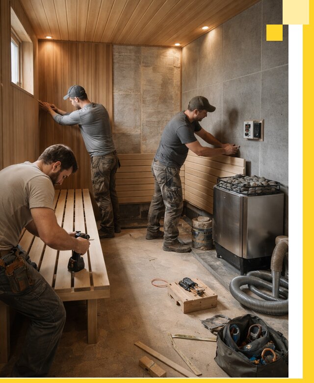 Сауны под ключ в Благовещенске, проектирование, строительство, отделка
