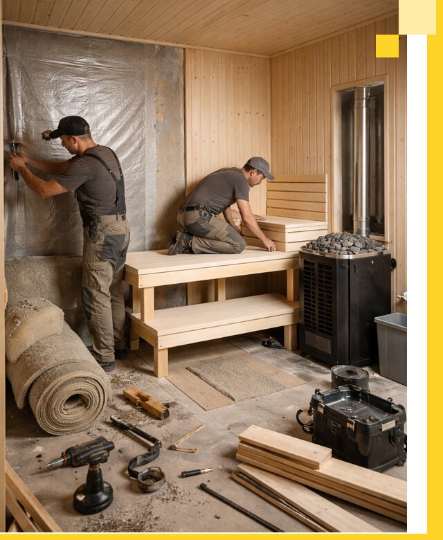 Проекты саун под ключ в Благовещенске дизайн и строительство