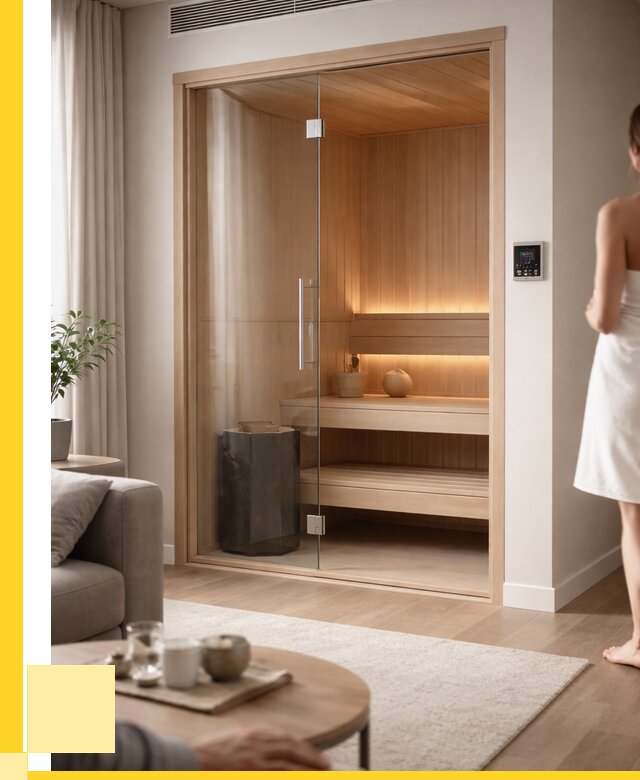 Сауна в квартире под ключ в Благовещенске от 124632 р. ЭриданБгв