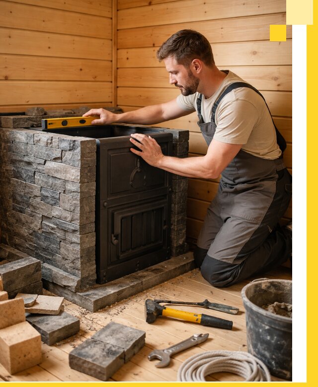 Производство и установка печей для саун под ключ в Благовещенске