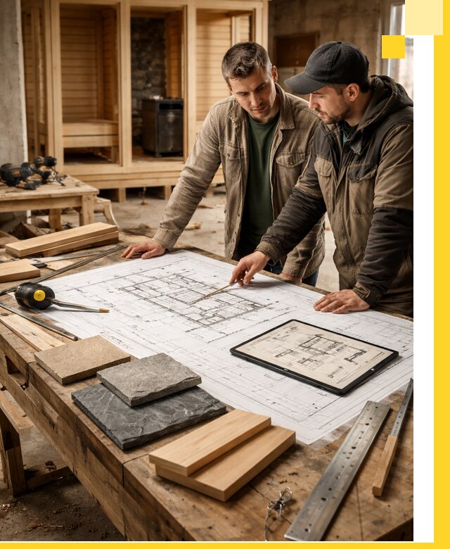 Проекты бань под ключ и планы строительства в Благовещенске