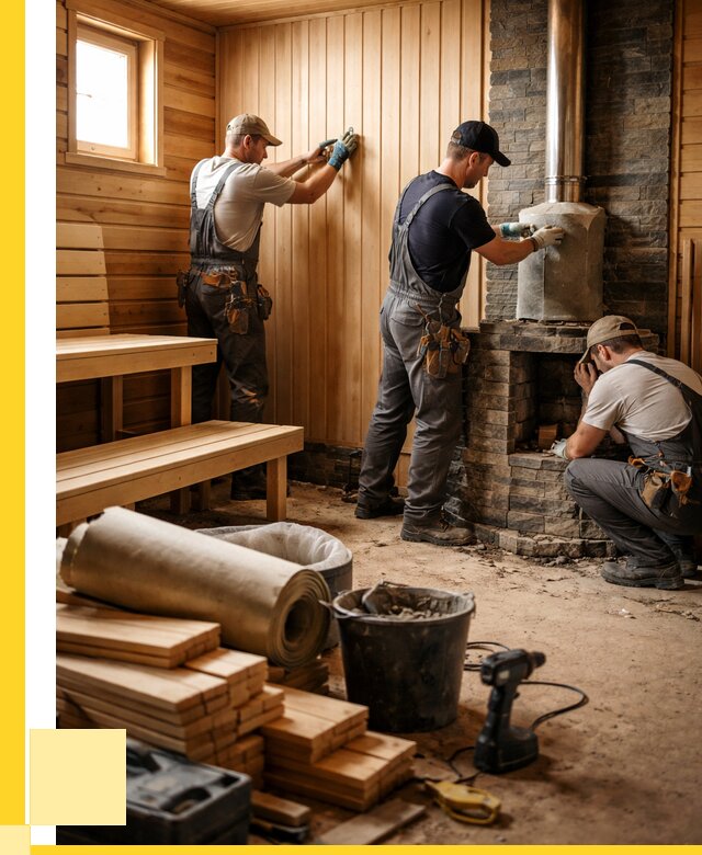 Ремонт бань под ключ в Благовещенске от 46737 р. | ЭриданБгв