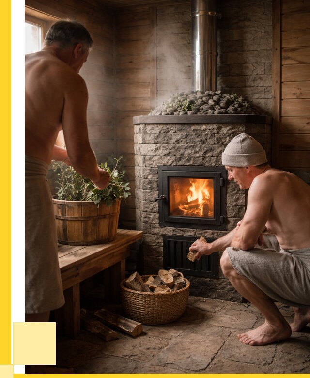 Банные печи под ключ в Благовещенске от 46737 р. | ЭриданБгв кирпичная