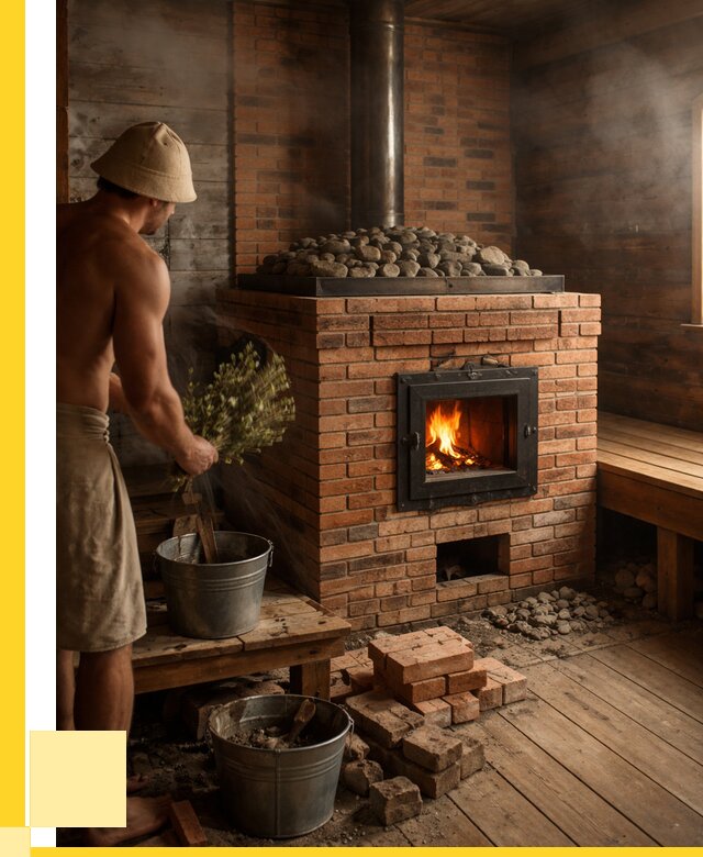 Кирпичные банные печи в Благовещенске от 93474 р. | ЭриданБгв