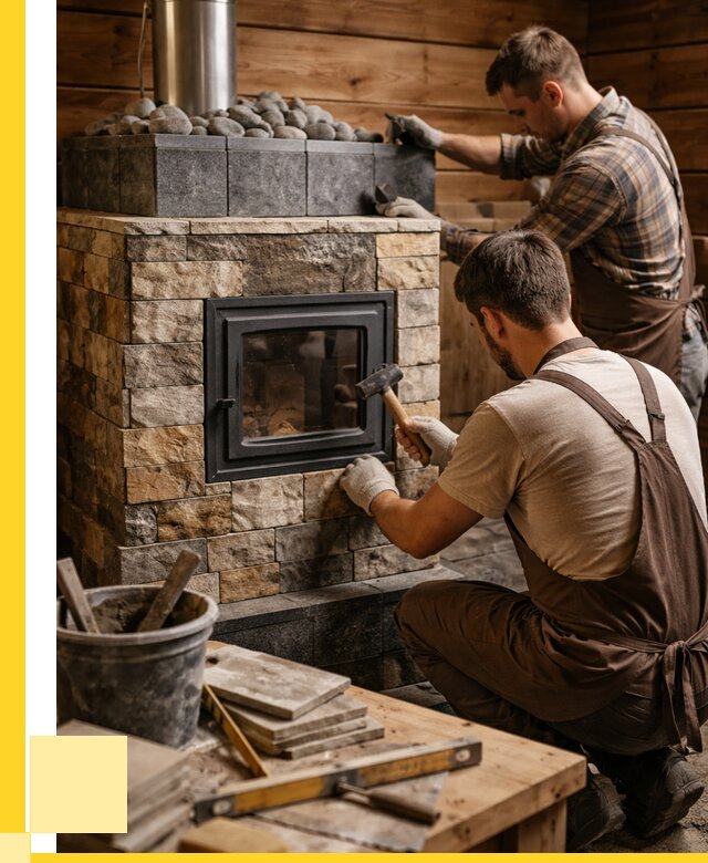 Облицовка банной печи в Благовещенске от 15579 р. | ЭриданБгв