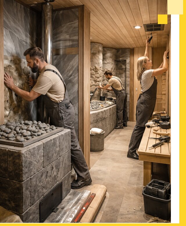 Строительство бань и SPA процедур в Благовещенске под ключ и отделкой