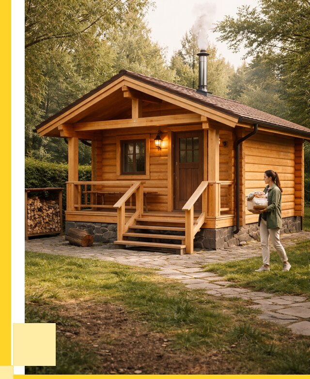 Купить баню под ключ в Благовещенске от 675090 р. | ЭриданБгв