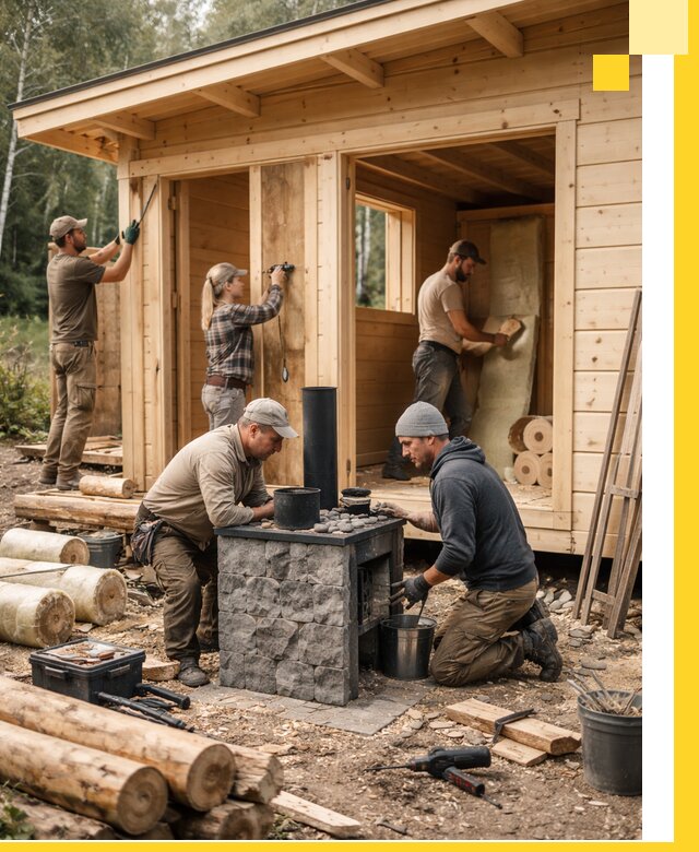 Купить баню под ключ в Благовещенске строительство монтаж отделка