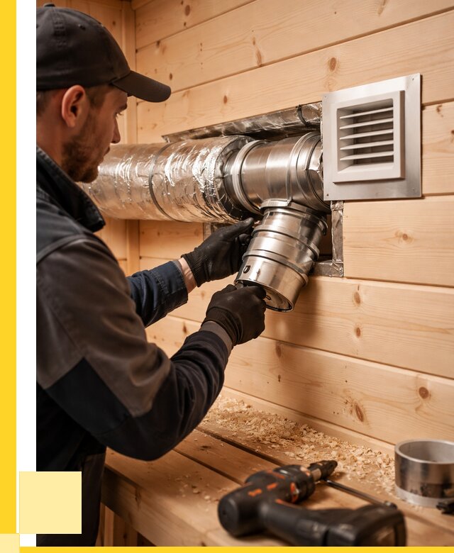 Монтаж вентиляции бани в Благовещенске от 12463 р. | ЭриданБгв