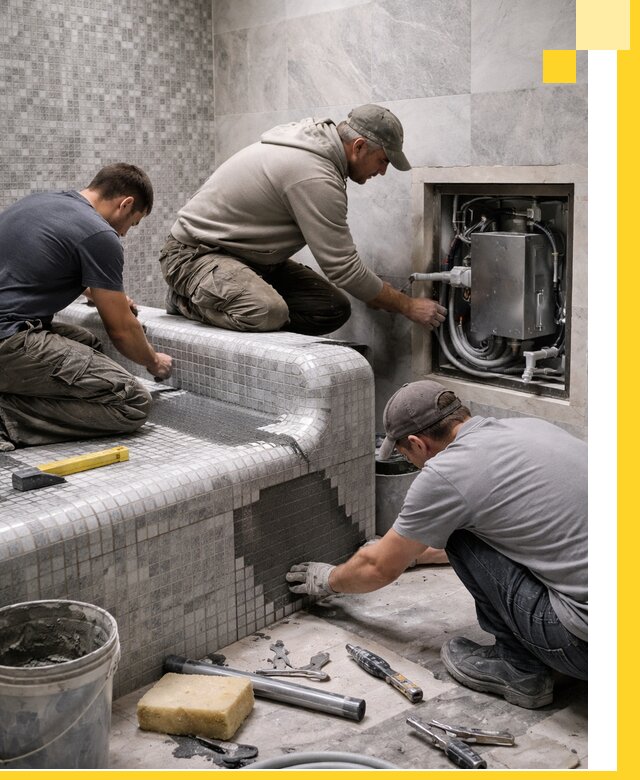 Проекты хамамов под ключ в Благовещенске и дизайн и строительство