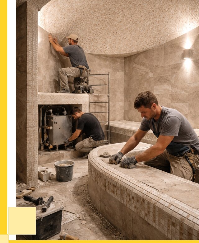 Монтаж хамамов под ключ в Благовещенске от 259650 р. ЭриданБгв