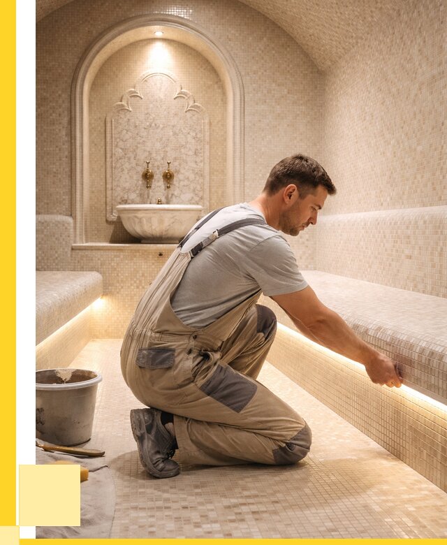 Отделка хамамов под ключ в Благовещенске от 5712 р. | ЭриданБгв