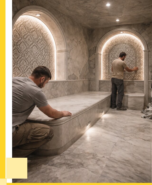 Турецкие бани под ключ в Благовещенске от 259650 р. | ЭриданБгв