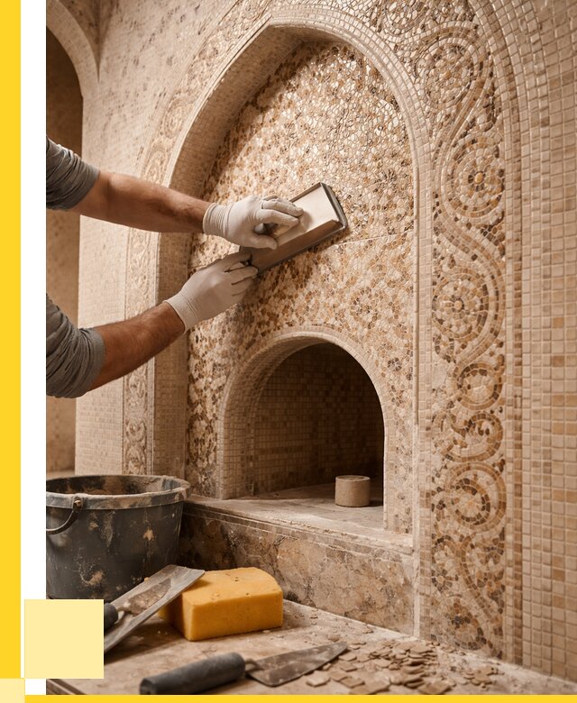 Мозаика для хамама в Благовещенске под ключ от 5193 р. | ЭриданБгв