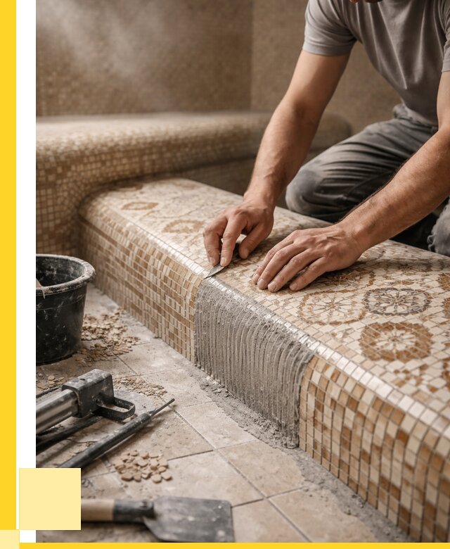 Плитка для хамама под ключ в Благовещенске от 3635 р. | ЭриданБгв